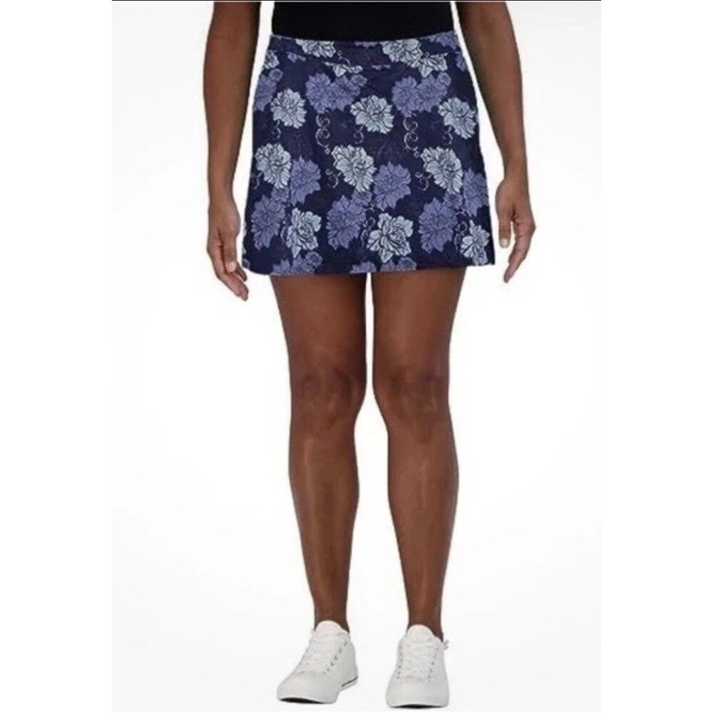Tranquility by Colorado Clothing Women's Skort  Size M  Peony Periwinkle NWT E2